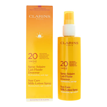 Clarins Sun Care Milk Lotion Spray Spf 20 150ml