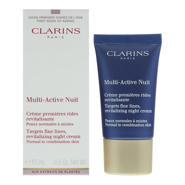 Clarins Multi-Active Night Cream 15ml - Ref 80009117 Trial Size - NFIS