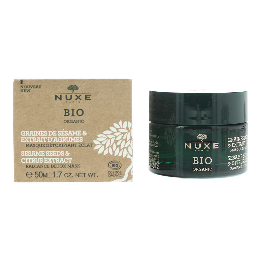 Nuxe Bio Organic Sesame Seeds  Citrus Extract Radiance Detox Mask 50ml