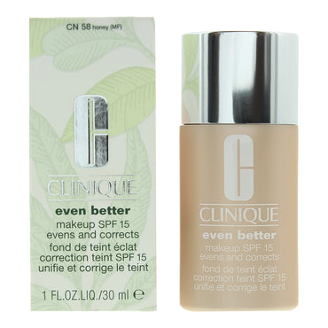Clinique Even Better Evens  Corrects CN 58 Honey (MF) Foundation Spf 15 30ml
