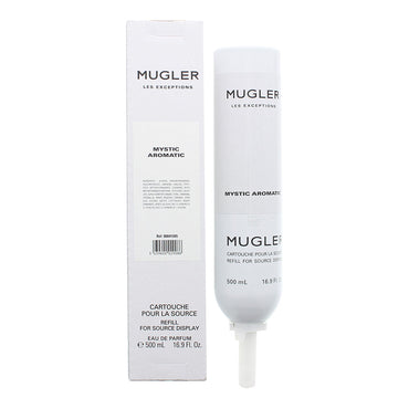 Mugler les exceptions mystic aromatisk refill för källa display eau de parfum 500ml