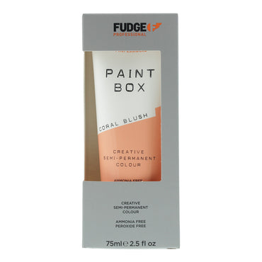 Fudge caja de pintura profesional color de cabello rubor coral 75ml