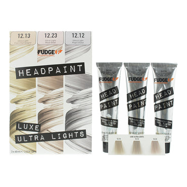 Fudge Professional Head Paint High Lift Trio Kit 3 x 60 ml 12.13/ 12.23/ 12.12