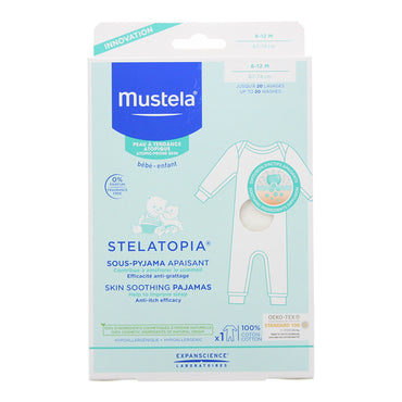 Mustela Stelatopia-Pyjama 6–12 Monate für zu Neurodermitis neigende Haut