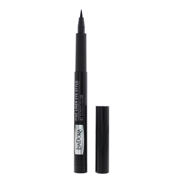Isadora 01 lápiz de ojos delineador fino negro carbón 1,1 ml