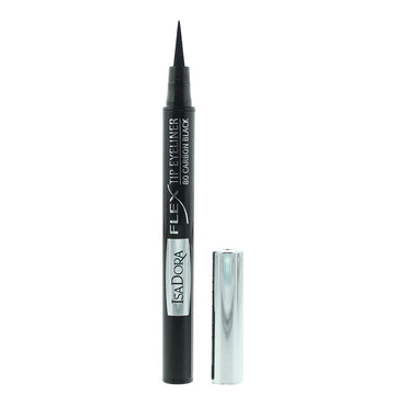Isadora flex tip 80 delineador de ojos negro carbón 1.2ml