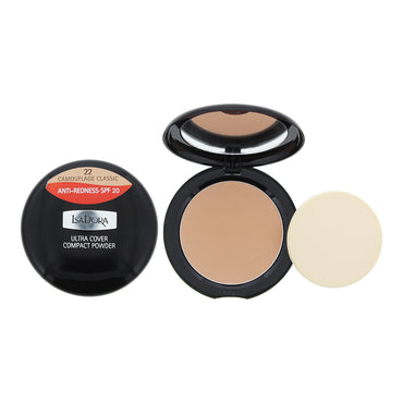 Isadora Ultra Cover Anti-Rötung SPF 20 22 Camouflage Classic Compact Powder 10g