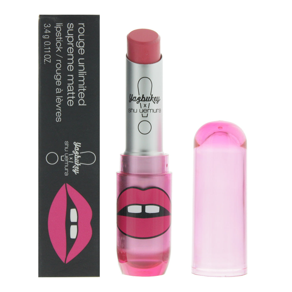 Shu Uemura Rouge Unlimited Supreme Matte Yazbukey M PK 355 Truly Ruby Lipstick 3.4g