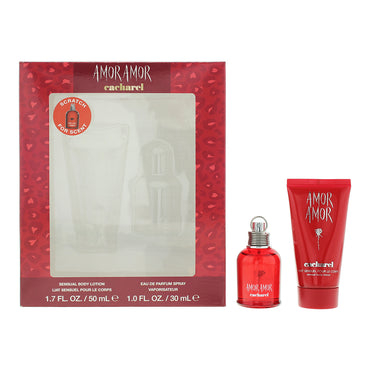 Cacharel Amor Amor 2 Piece Gift Set: Eau De Toilette 30ml - Body Lotion 50ml