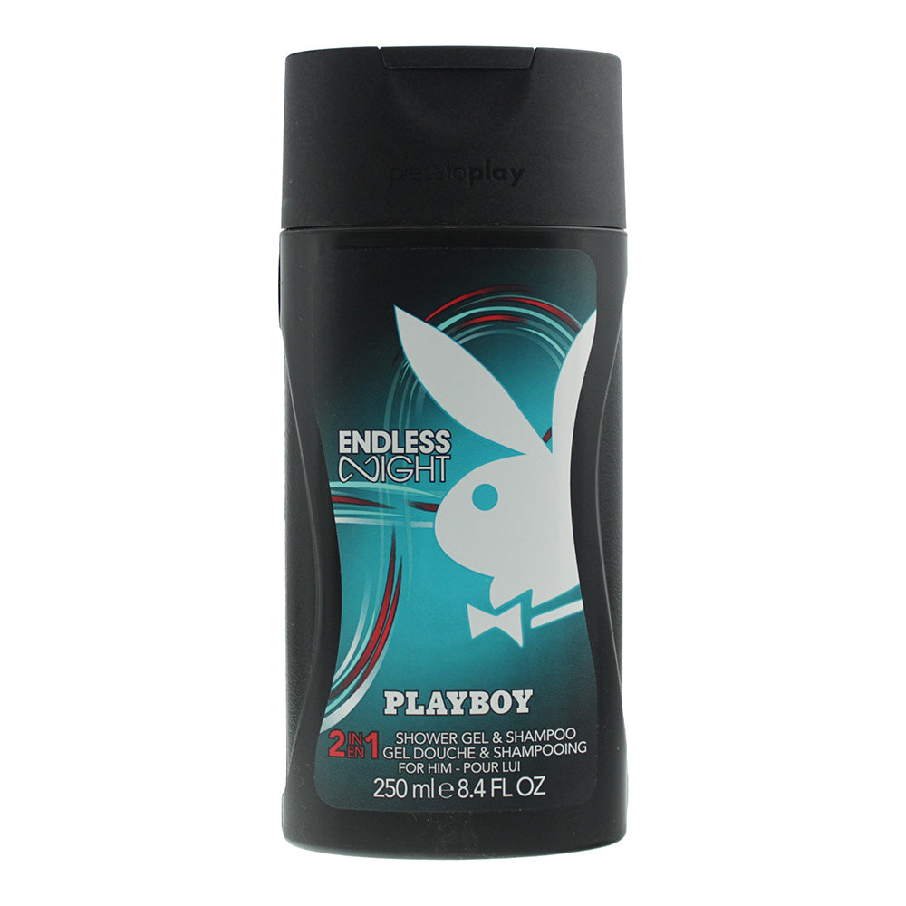 Playboy eindeloze nacht douchegel en shampoo 250ml