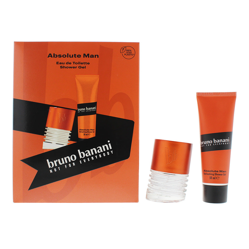 Bruno Banani Absolute Man 2 Piece Gift Set: Eau De Toilette 30ml - Shower Gel 50ml