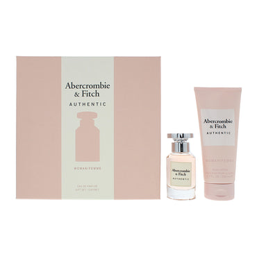 Abercrombie & Fitch Authentic Woman 2 Piece Gift Set: Eau De Parfum 50ml - Body Lotion 200ml