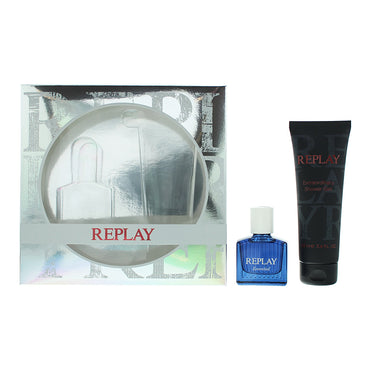 Replay Essential For Him 2 Piece Gift Set: Eau De Toilette 30ml - Shower Gel 100ml