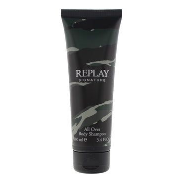 Replay signatur for mand over hele kroppen shampoo 100ml