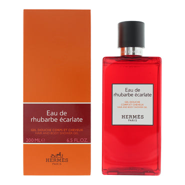 Hermès Eau De Rhubarbe Écarlate Hair And Body Shower Gel 200ml