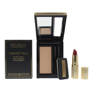 Joan Collins Compact Duo Powder 6g - Alexis Cream Lipstick 3.5g