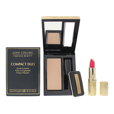 Joan collins compact duo pudder 6g - evelyn cream leppestift 3,5g