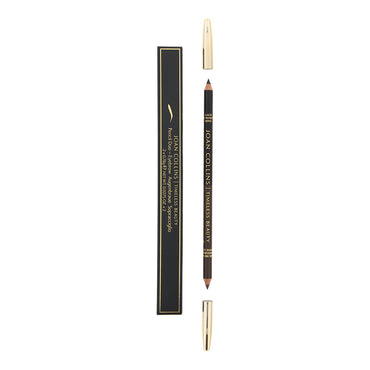 Joan Collins Duo Eyebrow Pencil Black/Dark Brown 1.56g