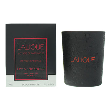 Lalique Les Vendanges Saint-Emilion France Perfumed Candle 190g