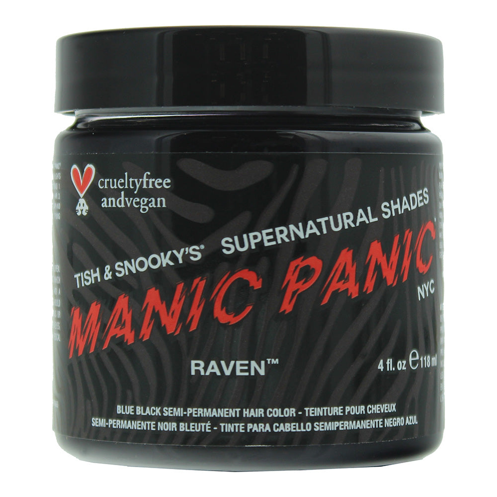 Manische paniek klassieke hoogspanning raaf semi-permanente haarkleurcrème 118ml