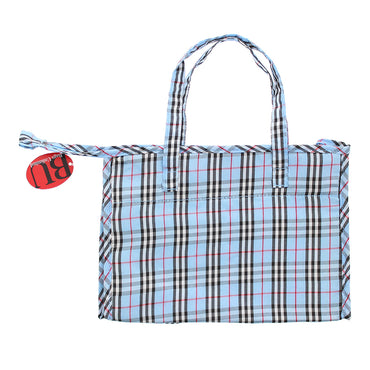 Bags Unlimited New London "Burberry" Blue Holdall Bag With Handles