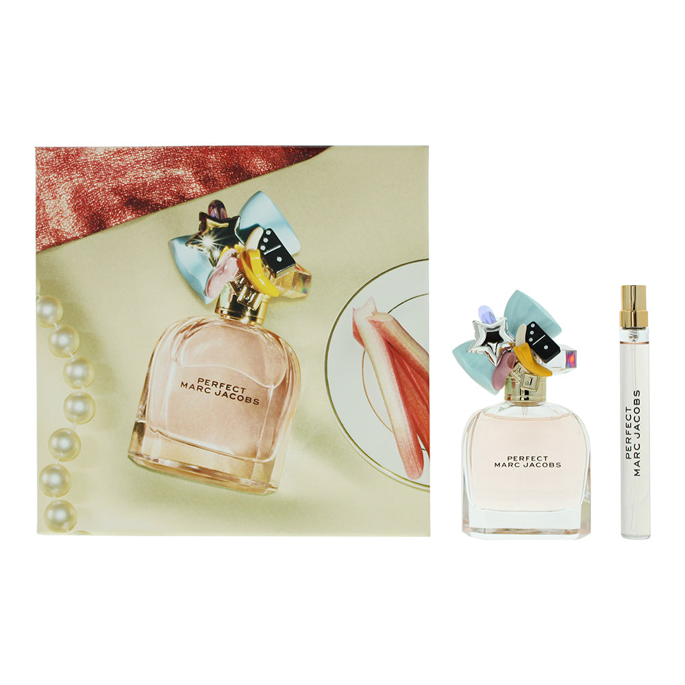 Marc Jacobs Perfect 2 Piece Gift Set: Eau De Parfum 50ml - Eau De Parfum 10ml