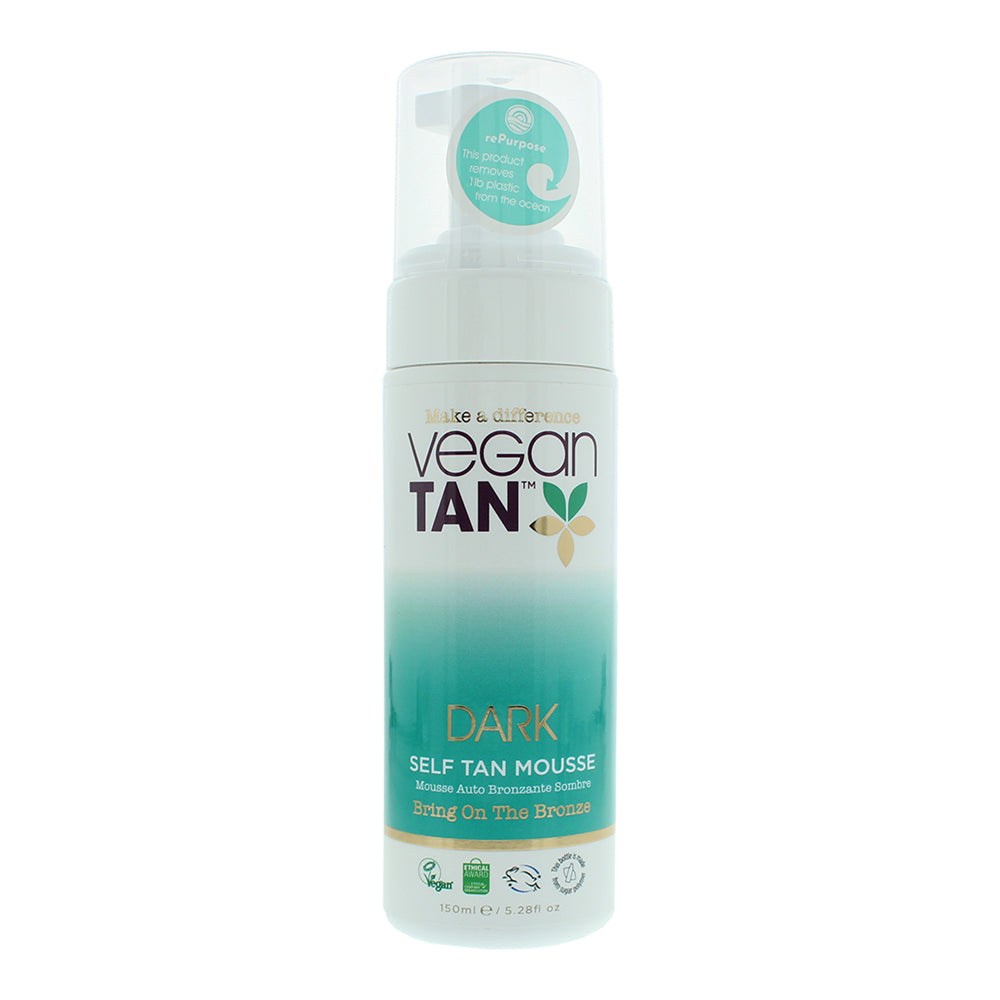 Vegan Tan Dark Self Tan Mousse 150ml