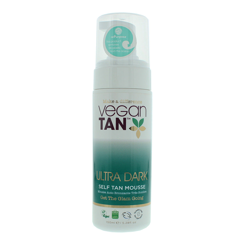 Vegan Tan Ultra Dark Self Tan Mousse 150ml