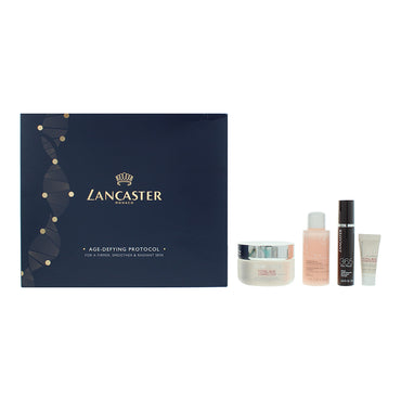 Lancaster Age-Defying Protocol 4 Piece Gift Set: Toner 30ml - Anti-Wrinkle Serum 10ml - Cream Spf15 50ml - Brightening Serum 3ml