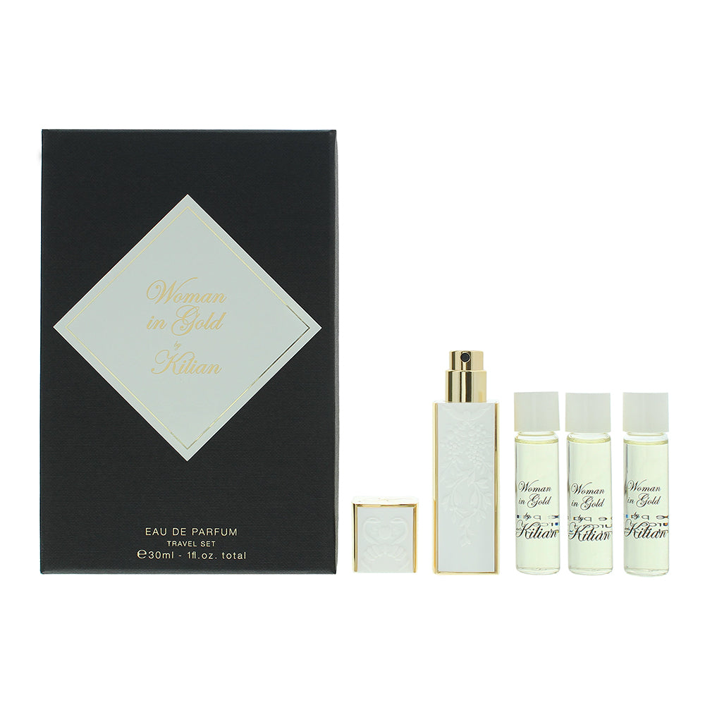 Kilian Woman In Gold 4 Piece Gift Set: 4 x Eau De Parfum 7.5ml
