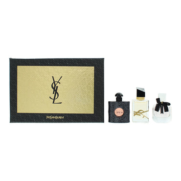 Yves Saint Laurent 3 Piece Gift Set: Black Opium Eau De Parfum 7.5ml - Libre Eau De Parfum 7.5ml - Mon Paris Eau De Parfum 7.5ml