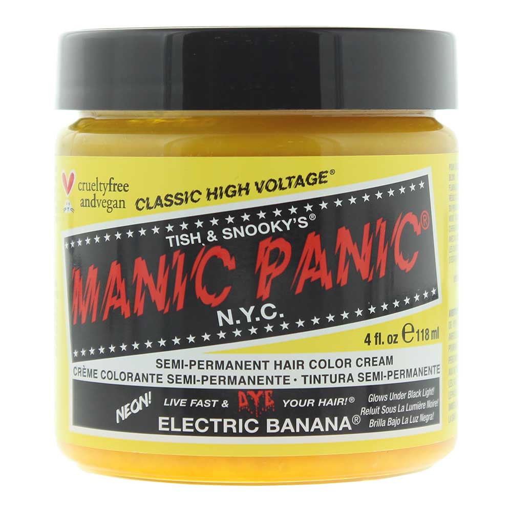 Manic Panic Classic High Voltage Electric Banana Semi-Permanent Hair Colour Cream 118ml