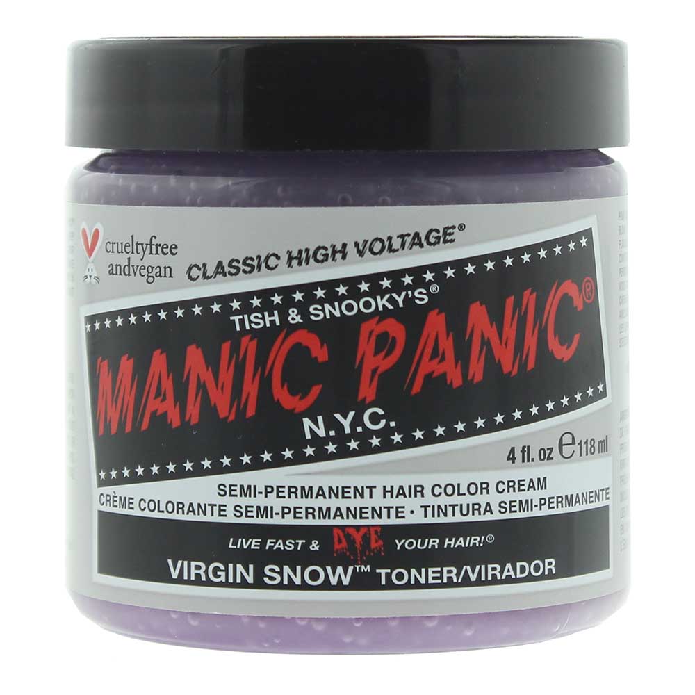 Manic Panic Classic High Voltage Virgin Snow Semi-Permanent Hair Colour Cream 118ml
