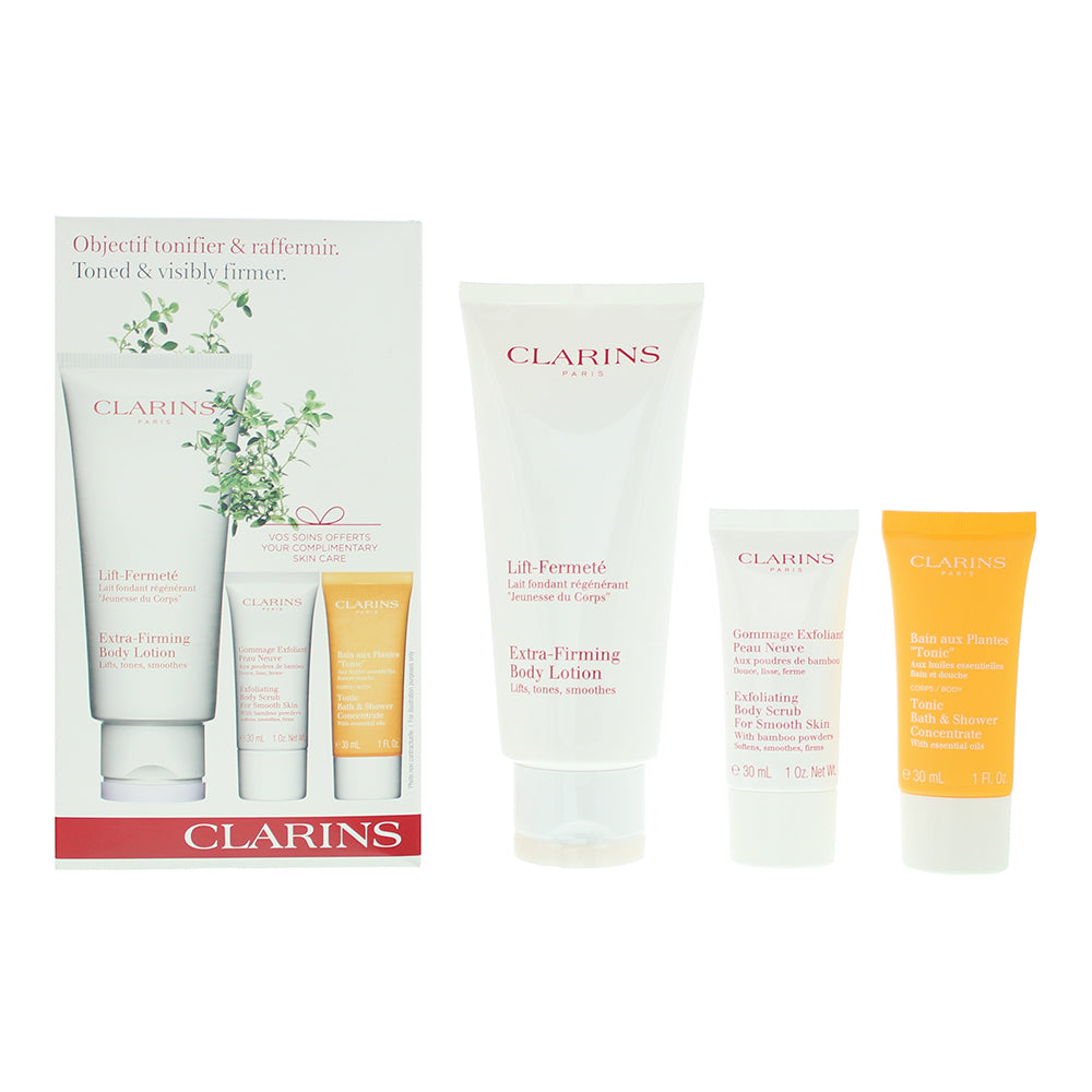 Clarins Toned  Visibly Firmer 3 Piece Gift Set