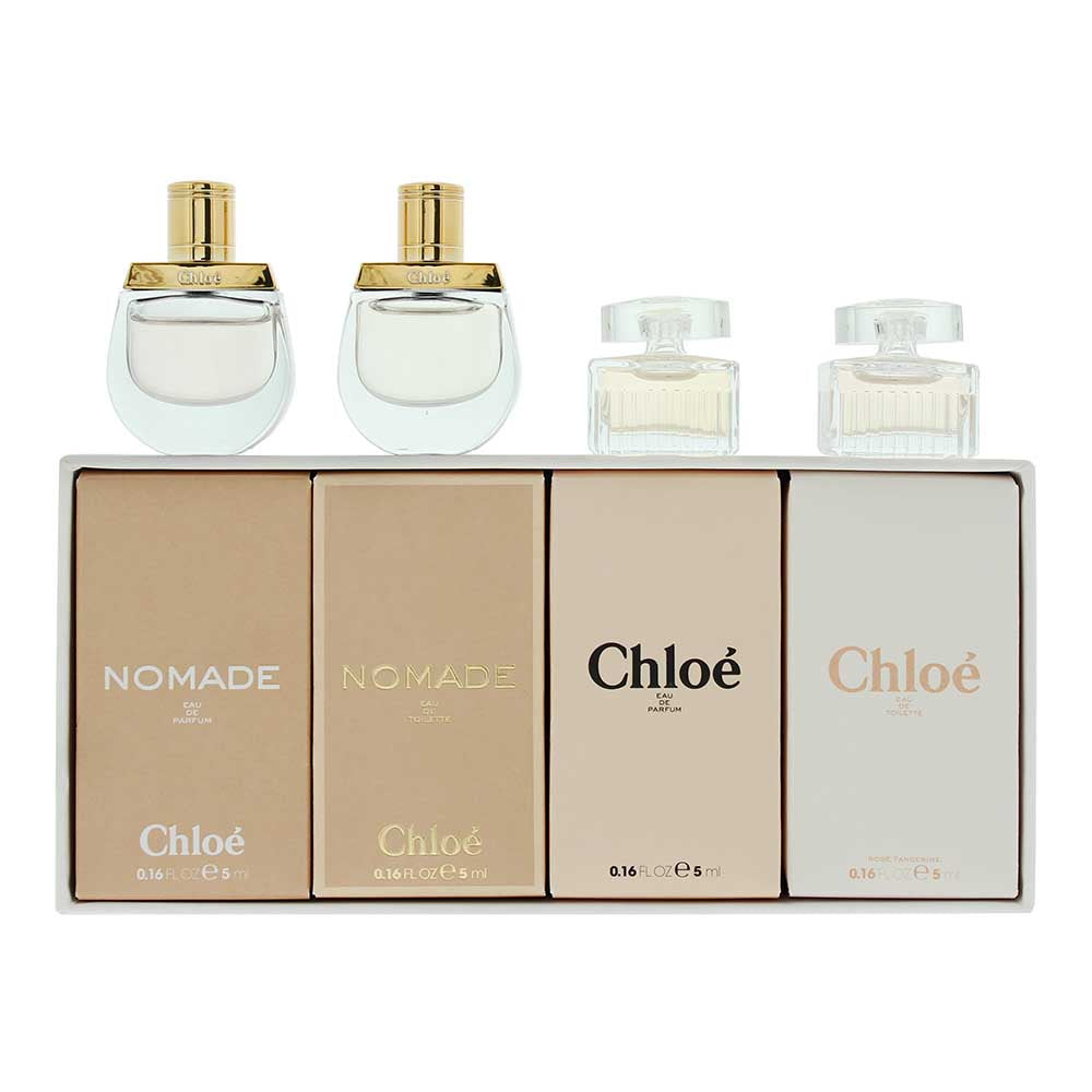 Set cadou Chloé 4 piese: Chloe Nomade Eau de Parfum 5ml - Chloe Eau de Parfum 5ml - Chloe Nomade Eau de Toilette 5ml - Chloe Eau de Toilette 5ml