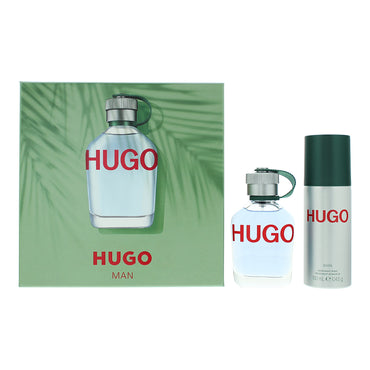 Hugo Boss Hugo Man 2 Piece Gift Set: Eau de Toilette 75ml - Deodorant Spray 150ml
