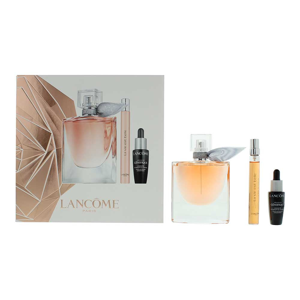 Lancôme La Vie Est Belle 3 Piece Gift Set: Eau De Parfum 50ml - Eau De Parfum 10ml - Concentrate 10ml