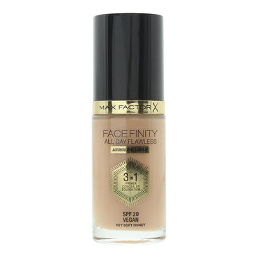 Max Factor Face Finity All Day Flawless 3 In 1 77 Soft Honey Foundation 30ml