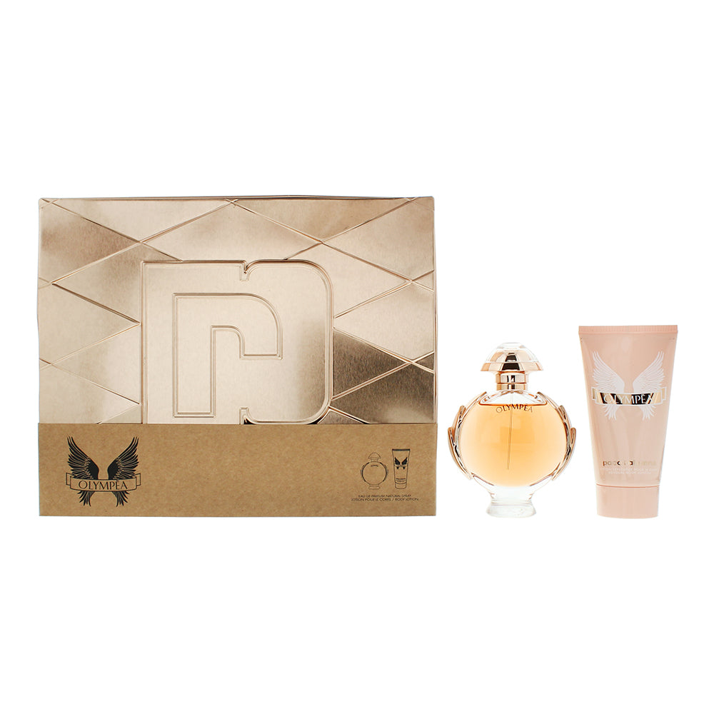 Paco Rabanne Olympéa 2 Piece Gift Set: Eau de Parfum 50ml - Body Lotion 75ml