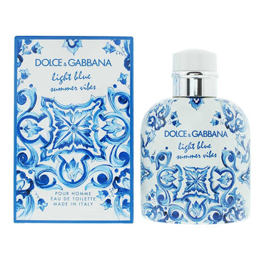 Dolce  Gabbana Light Blue Summer Vibes Pour Homme Eau de Toilette 125ml