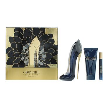 Carolina Herrera Good Girl 3 Piece Gift Set: Eau de Parfum 80ml - Eau de Parfum 10ml - Body Lotion 100ml
