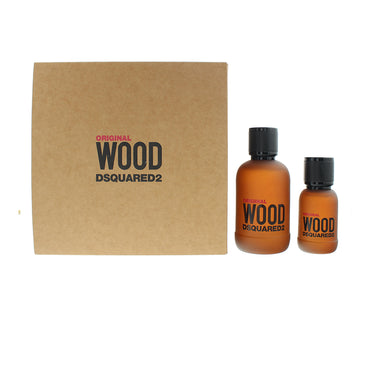 Dsquared2 Original Wood 2 Piece Gift Set: Eau de Parfum 100ml - Eau de Parfum 30ml