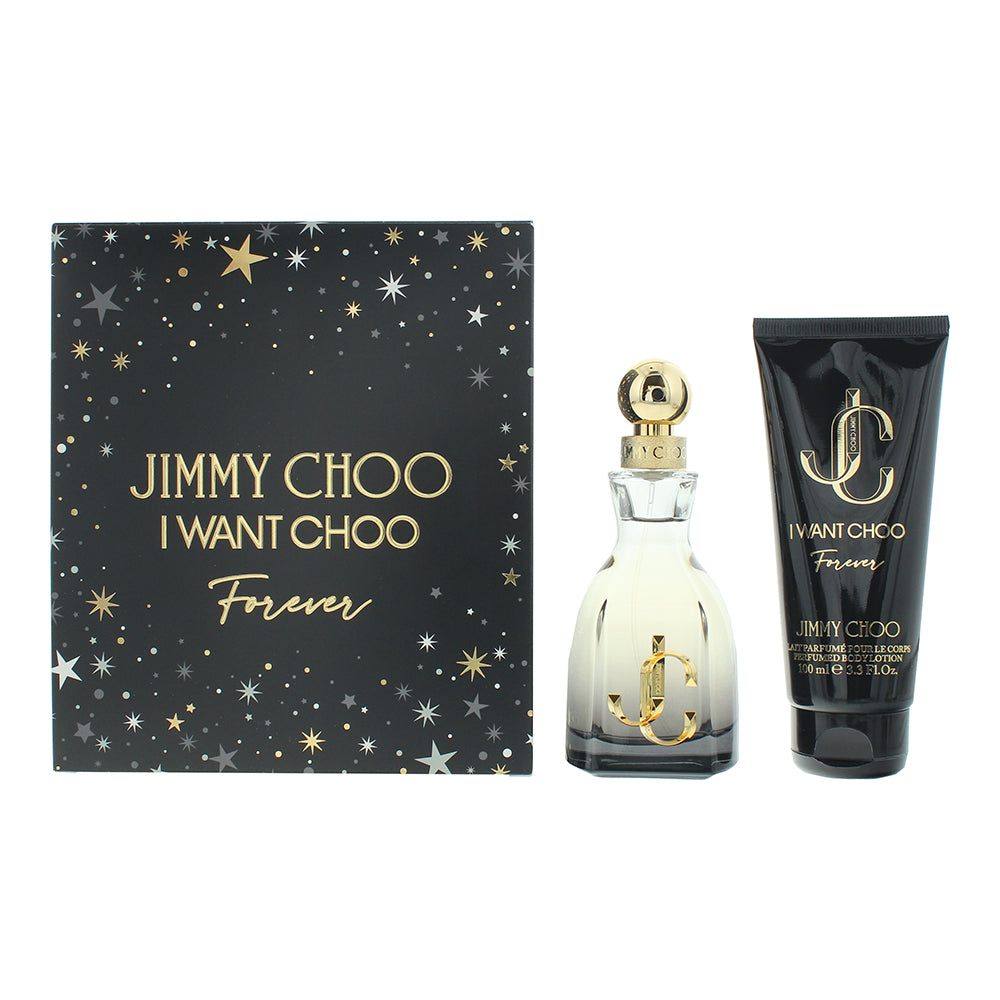 Jimmy Choo I Want Choo Forever 2 Piece Gift Set: Eau de Parfum 60ml - Body Lotion 100ml