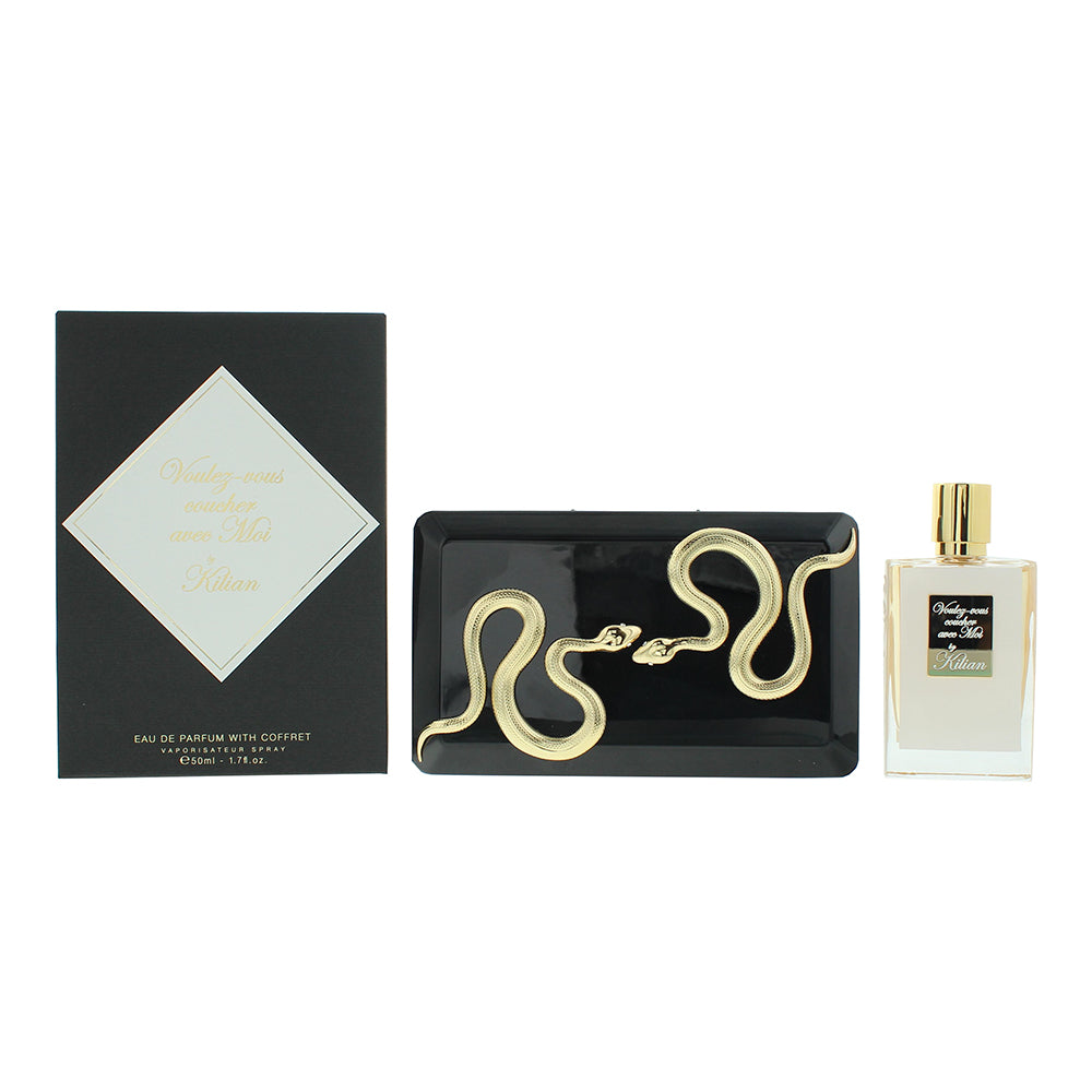 Kilian Voulez-Vous Coucher Avec Moi With Coffret Refillable Eau de Parfum 50ml