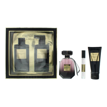 Victoria's Secret Bombshell Oud 5 Piece Gift Set: Eau de Parfum 100ml - Eau de Parfum 7ml - Gel 100ml - Fragrance Mist 250ml - Fragrance Lotion 250ml