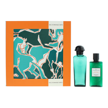 Hermès Eau D'orange Verte 2 Piece Gift Set: Eau de Cologne 100ml - Shower Gel 80ml