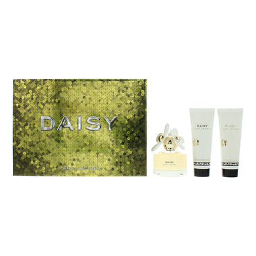 Marc Jacobs Daisy 3 Piece Gift Set: Eau de Toilette 50ml - Body Lotion 75ml - Shower Gel 75ml