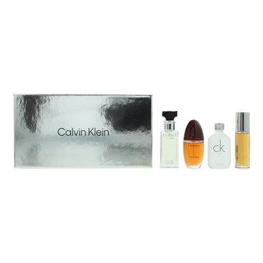 Calvin Klein Mini 4 Piece Gift Set: One Eau de Toilette 15ml - Obsession Eau de Parfum 15ml - Escape Eau de Parfum 15ml - Eternity Eau de Parfum 15ml