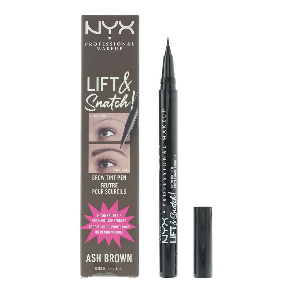 NYX Lift & Snatch Brow Tint Ash Brown Pencil 1ml