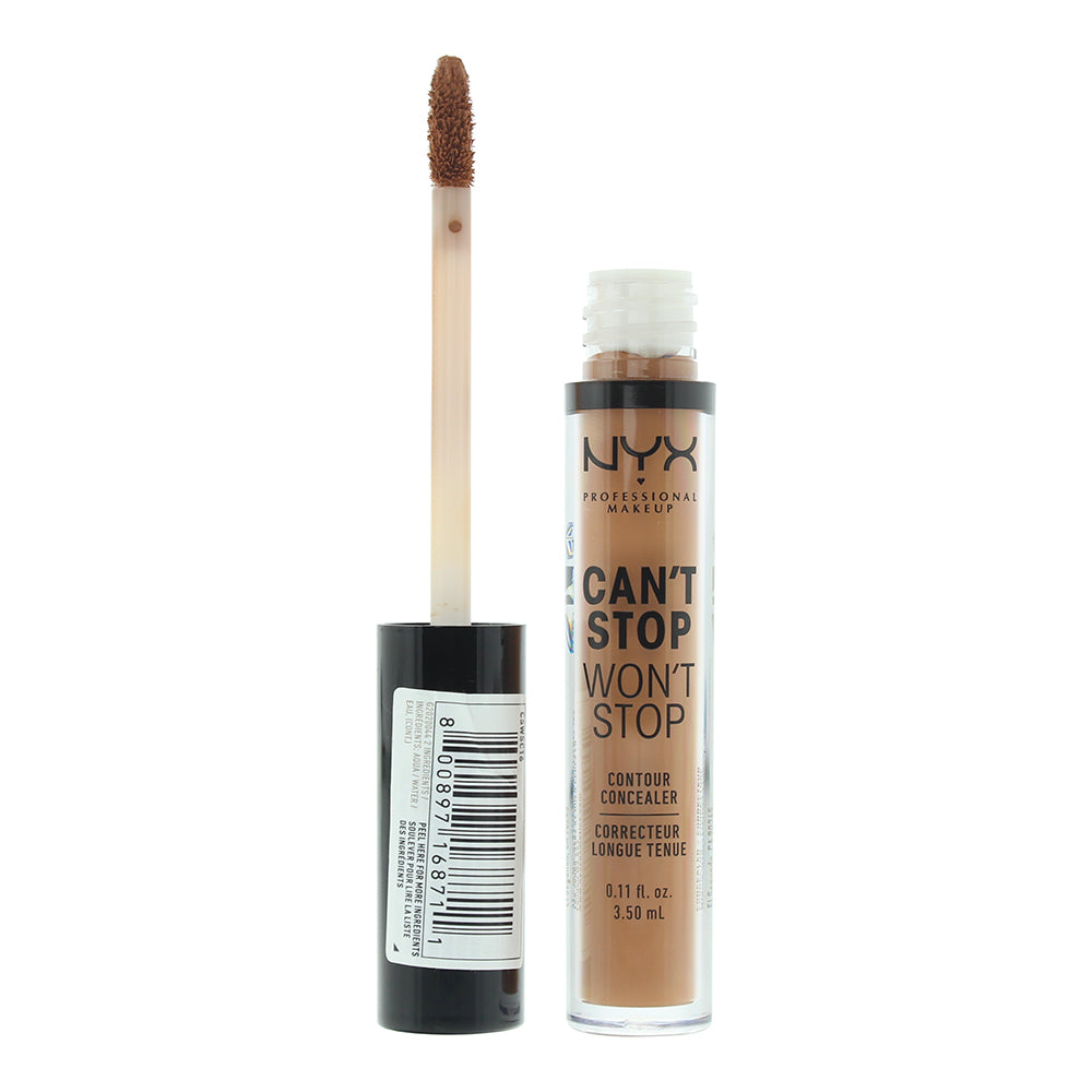 NYX Can't Stop Won't Stop 24H Mahogany Concealer 3.5ml